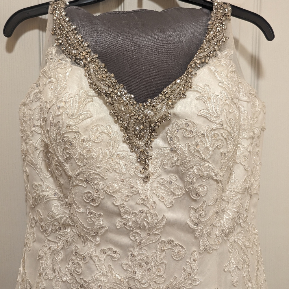 Gorgeous jeweled wedding dress